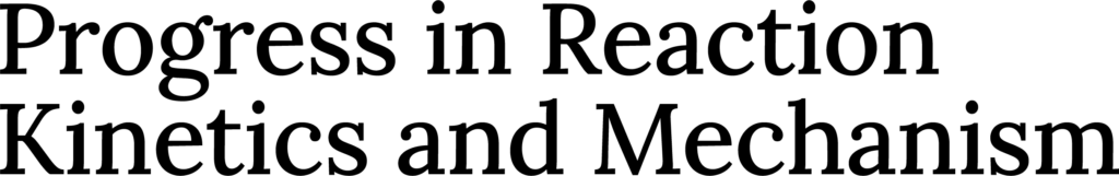 Progress in Reaction Kinetics and Mechanism sponsor